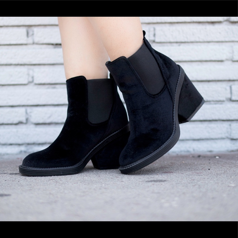 New Velvet Booties